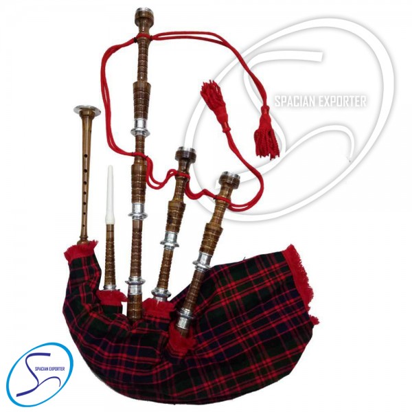 SCOTTISH KILTS INSTRUMENTS BAG PIPE NATURAL FINISH MACDONALD