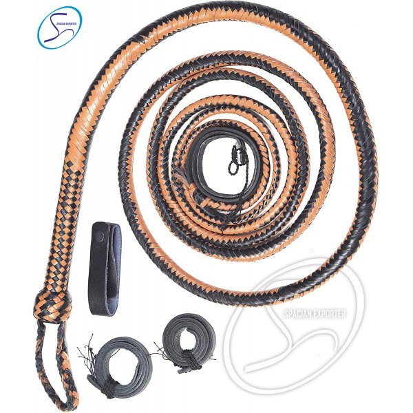 COW HIDE LEATHER BULL WHIP