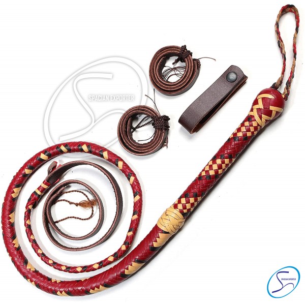 KANGAROO LEATHER BULL WHIP