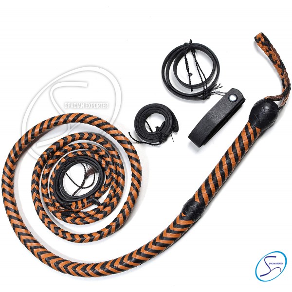 KANGAROO LEATHER BULL WHIP