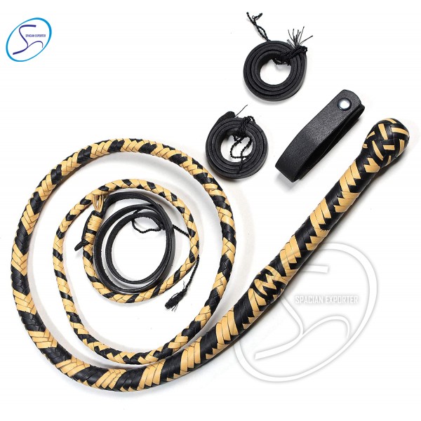 KANGAROO LEATHER BULL WHIP